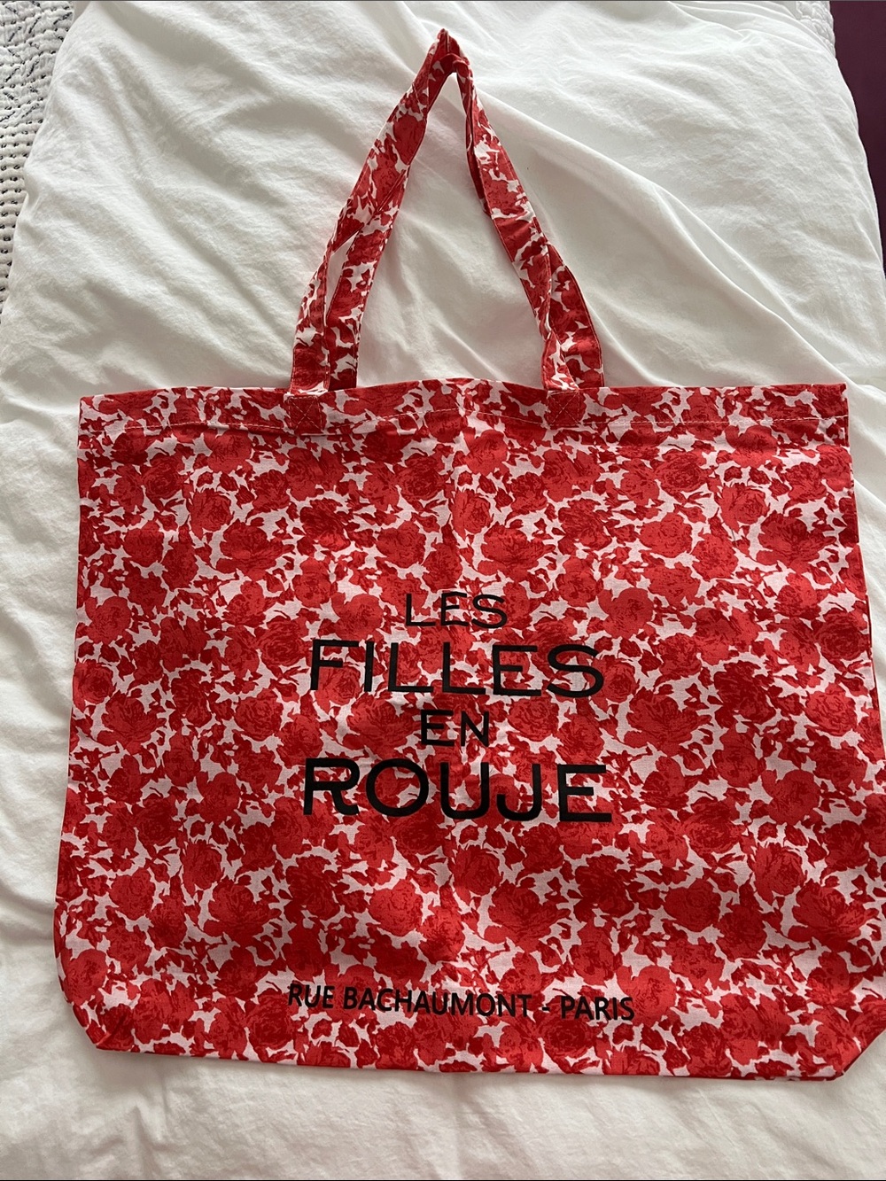 Rouje Red Floral Tote